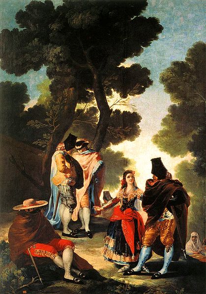 Paseo por Andalucía, pintura de Francisco de Paula Goya y Lucientes