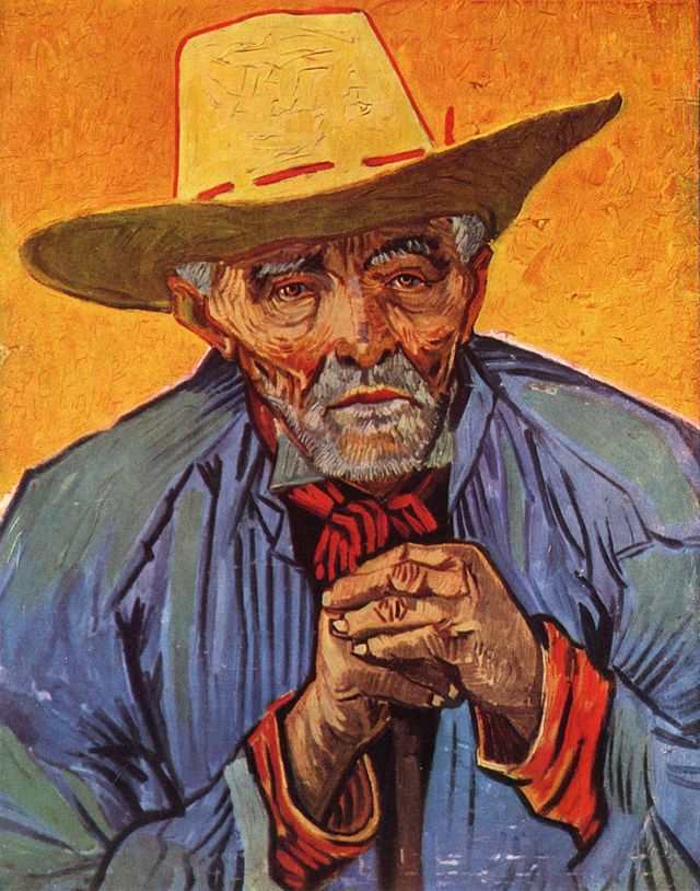 El Campesino, retrato de Patience Escalier, una pintura de Vincent Willem van Gogh